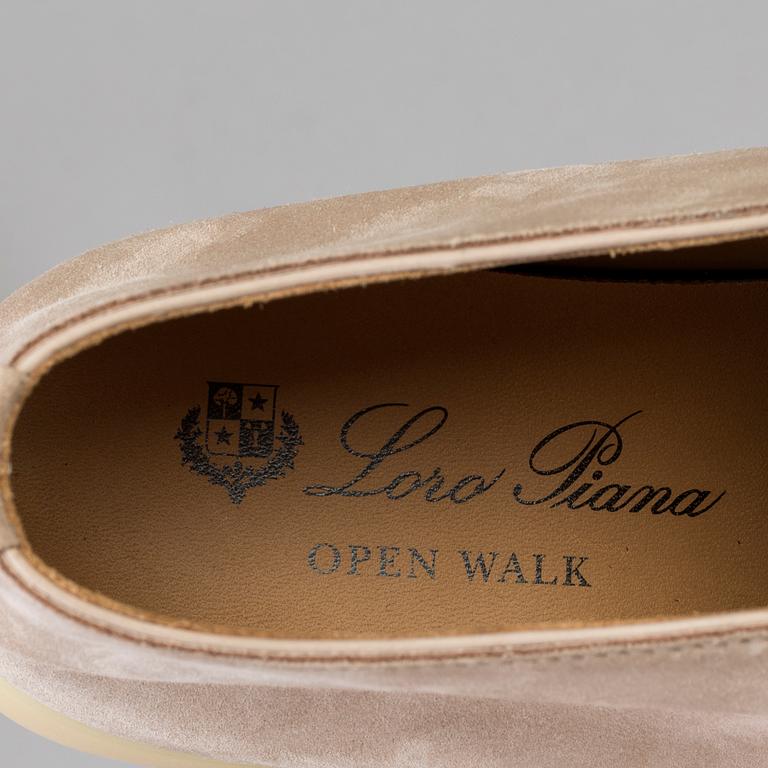 Loro Piana Open Walk Ankle Suede Boots - Sandstone (D044)