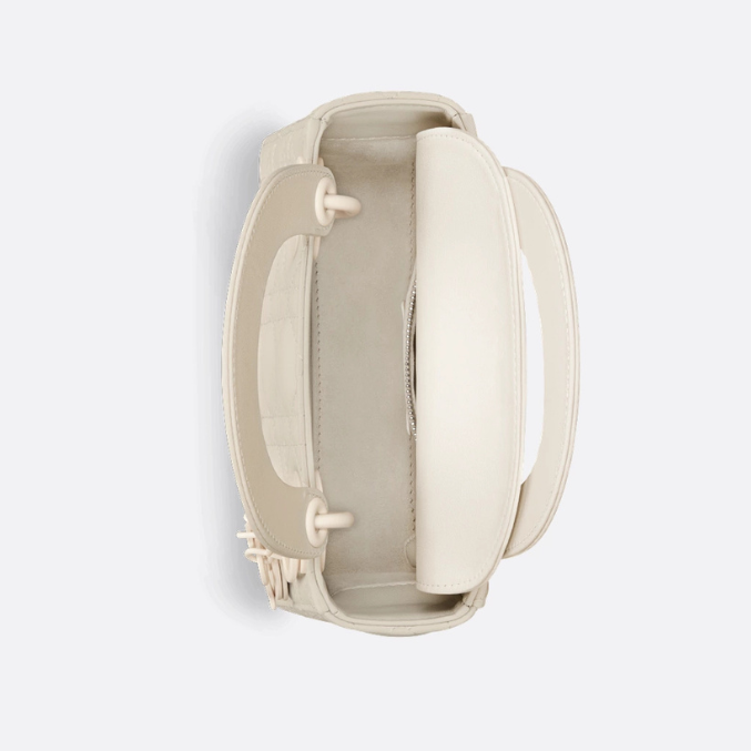 Dior Mini Lady Dior Bag - White