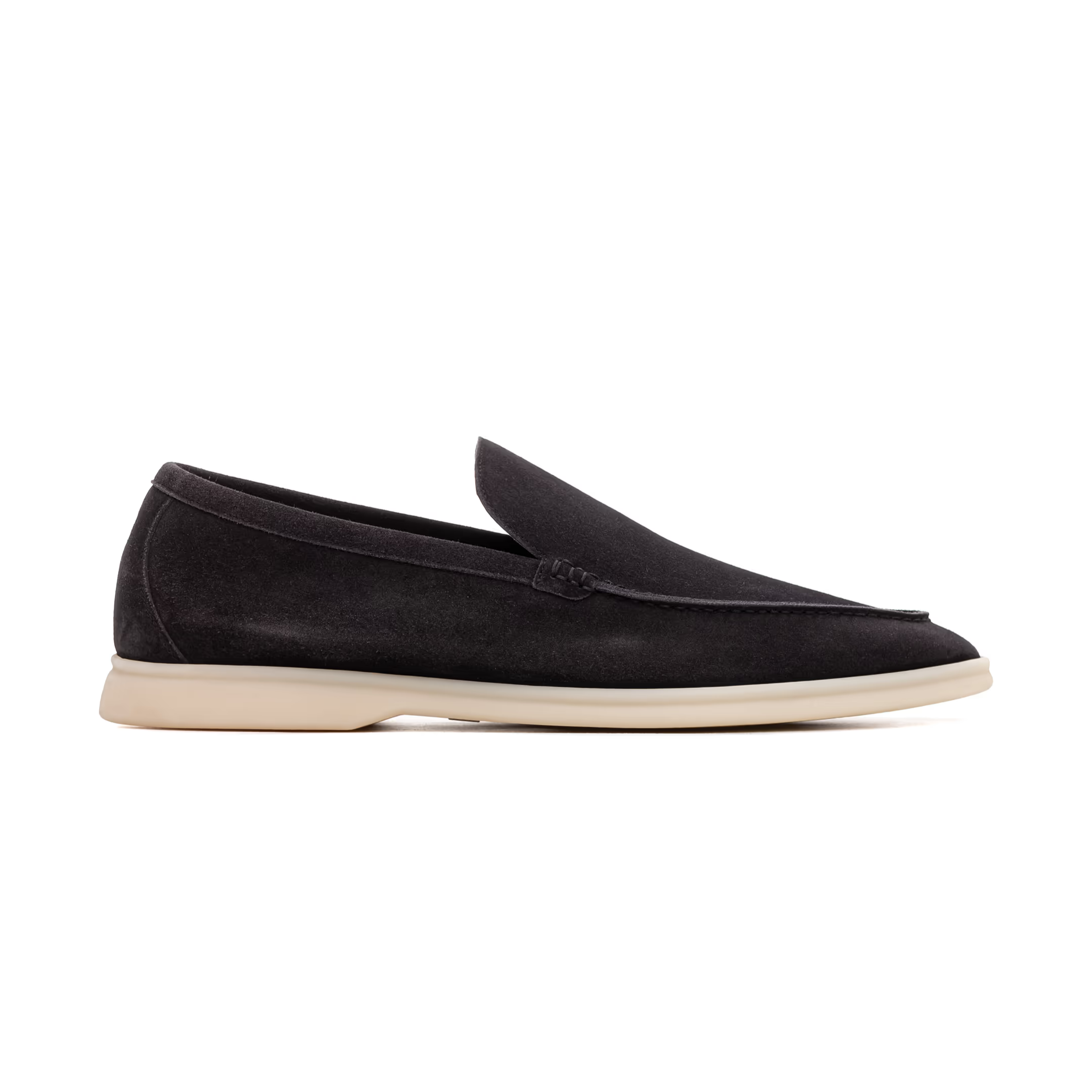 Loro Piana Summer Walk Suede Loafers - Brown