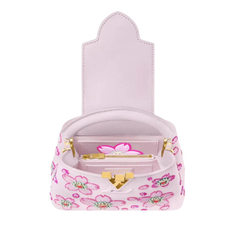 Louis Vuitton x Takashi Murakami Capucines Mini Handbag – Pink