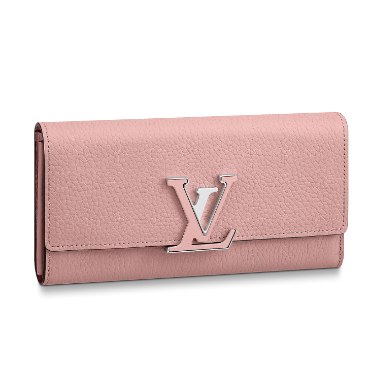 Louis Vuitton Capucines Taurillon Leather Wallet - Magnolia