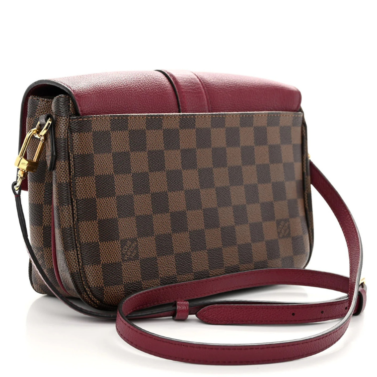Louis Vuitton Damier Ebene Clapton Crossbody Shoulder Bag - Brown