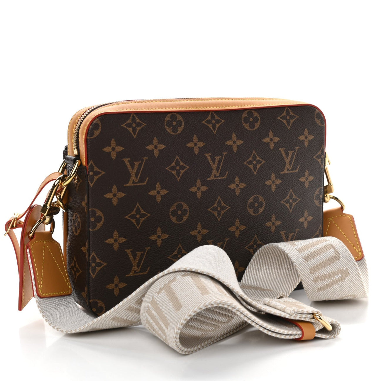 Louis Vuitton x NIGO Reverse Monogram Messenger Bag - Brown