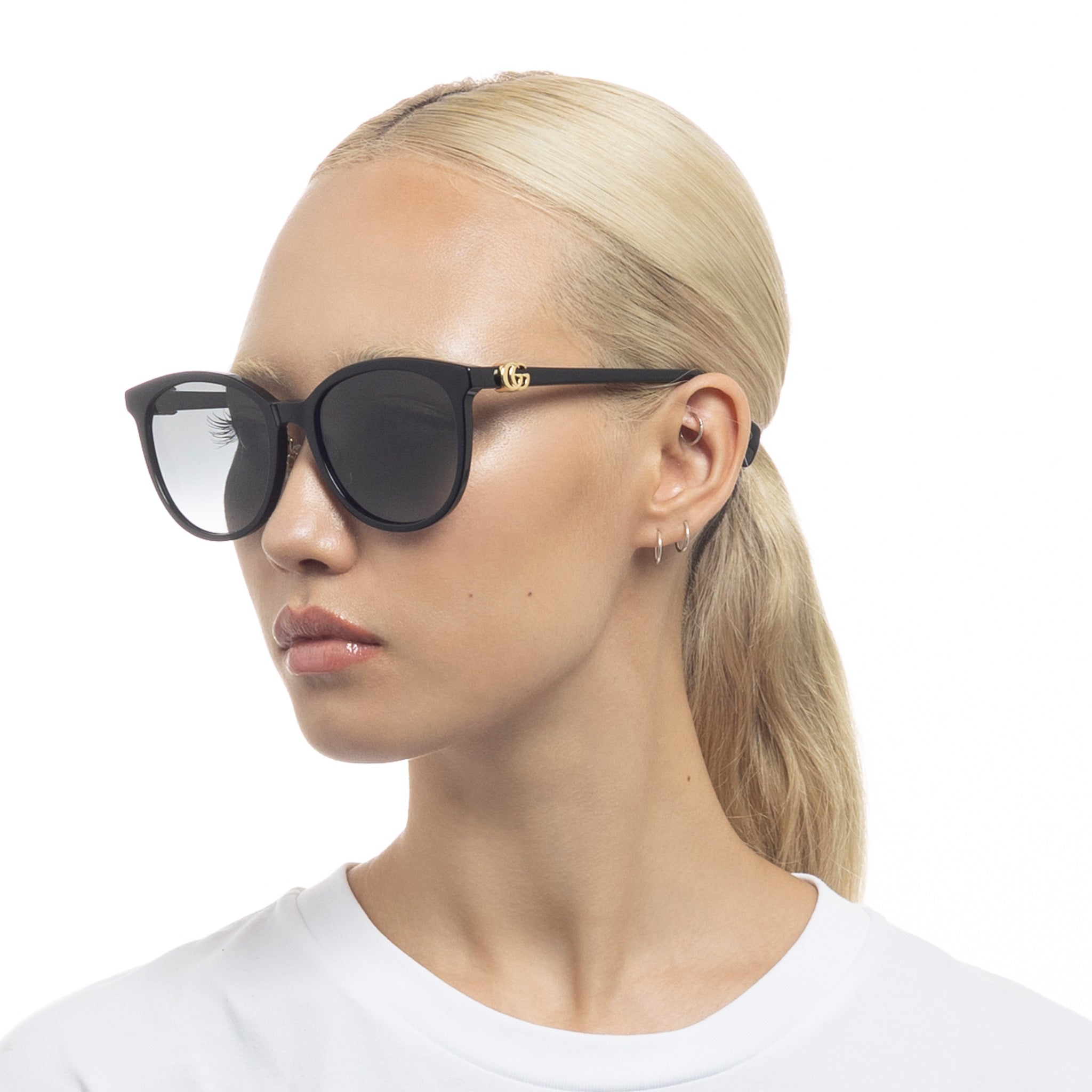 Gucci GG1180SK Cateye Black Sunglasses