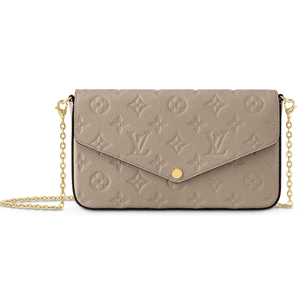 Louis Vuitton Pochette Félicie Wallet Shoulder Bag - Tourterelle