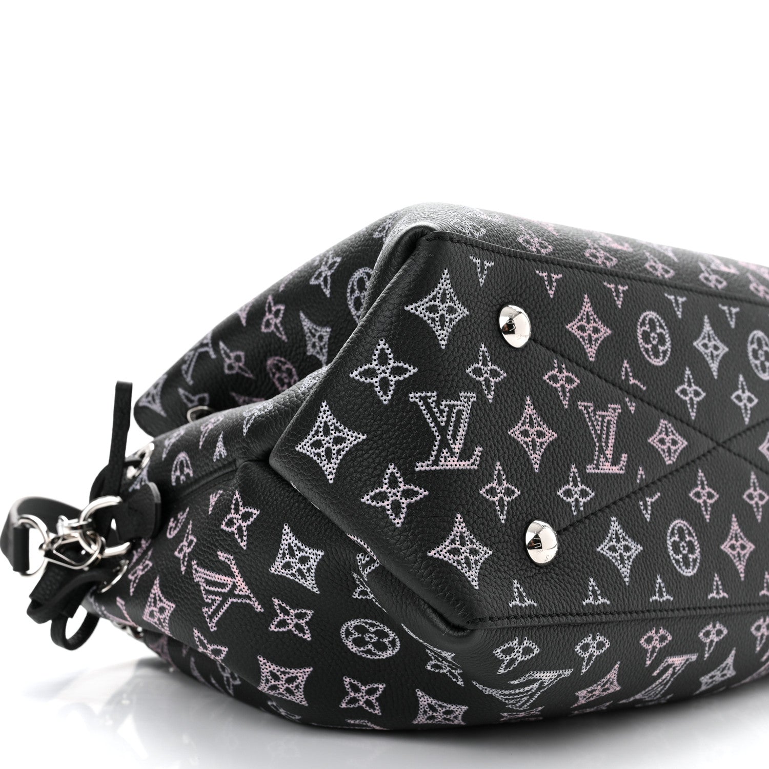 Louis Vuitton Mahina Leather Bella Tote Handbag - Black