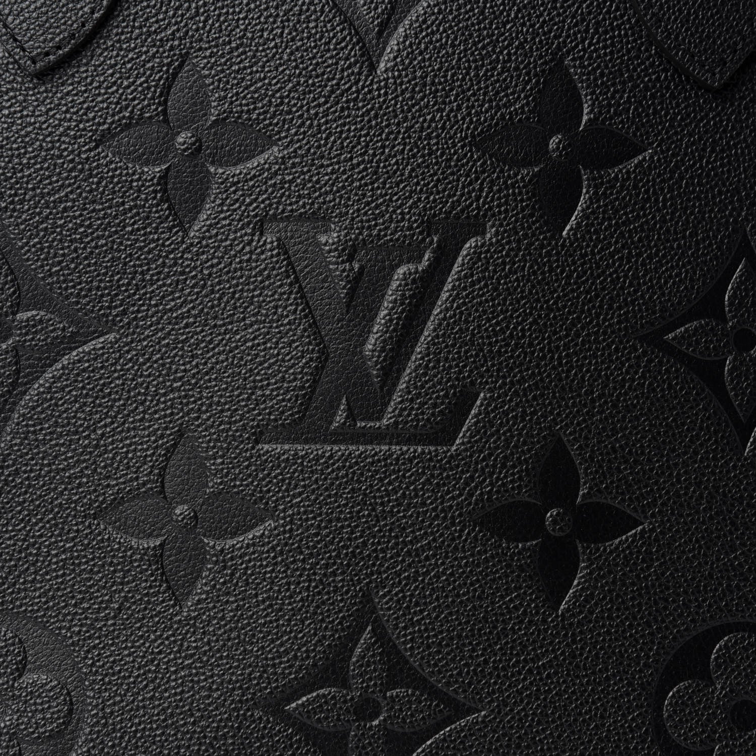 Louis Vuitton Empreinte Monogram Giant Neverfull MM Tote Bag - Black