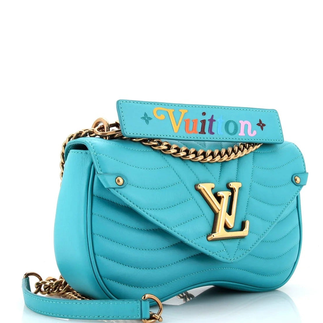 Louis Vuitton New Wave MM Crossbody Chain Bag - Malibu Green