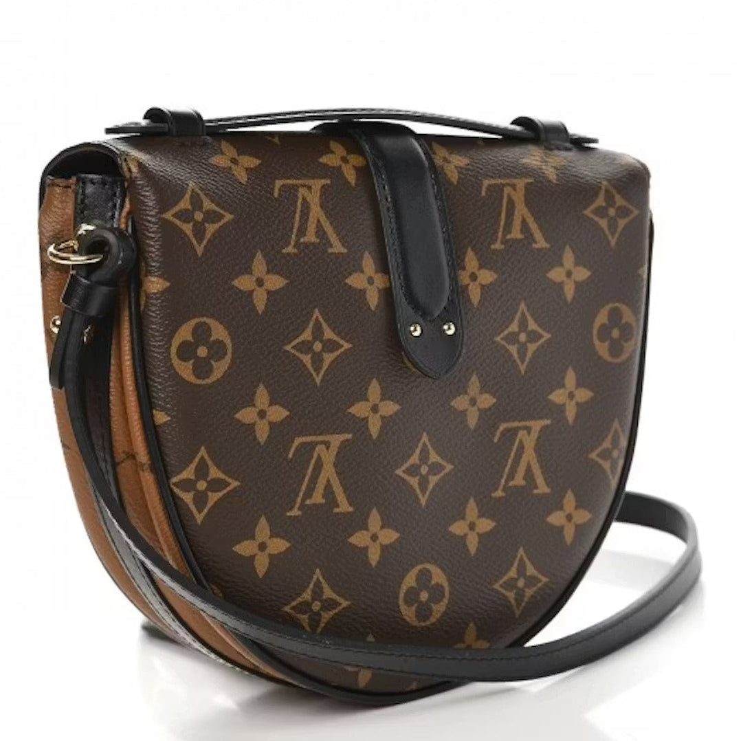 Louis Vuitton Monogram Reverse Chantilly Lock Crossbody Bag - Brown