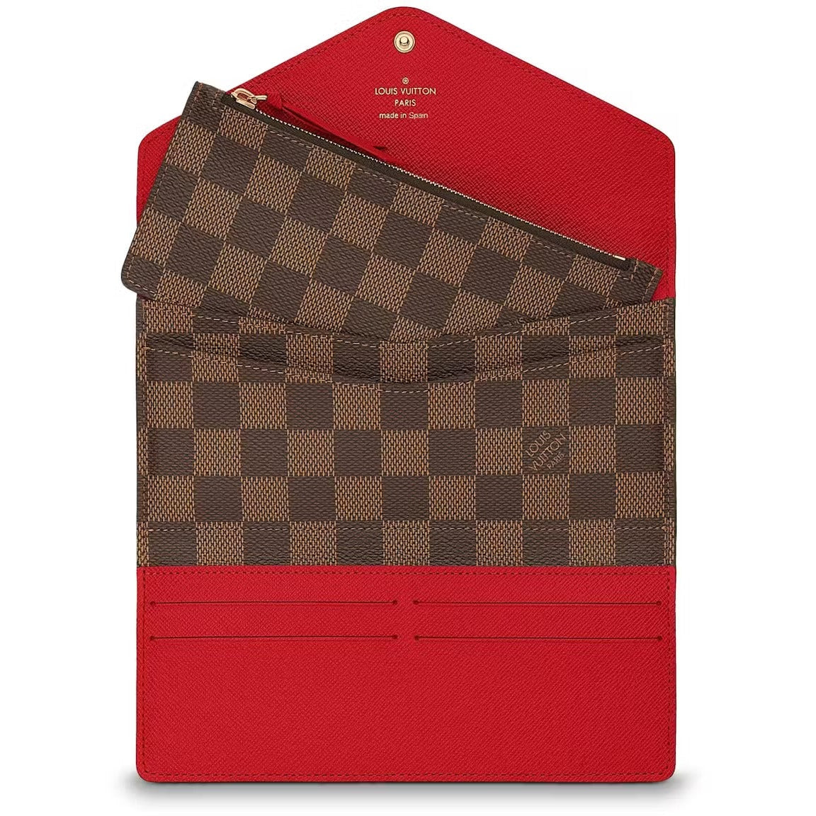 Louis Vuitton Damier Ebene Josephine Wallet - Brown