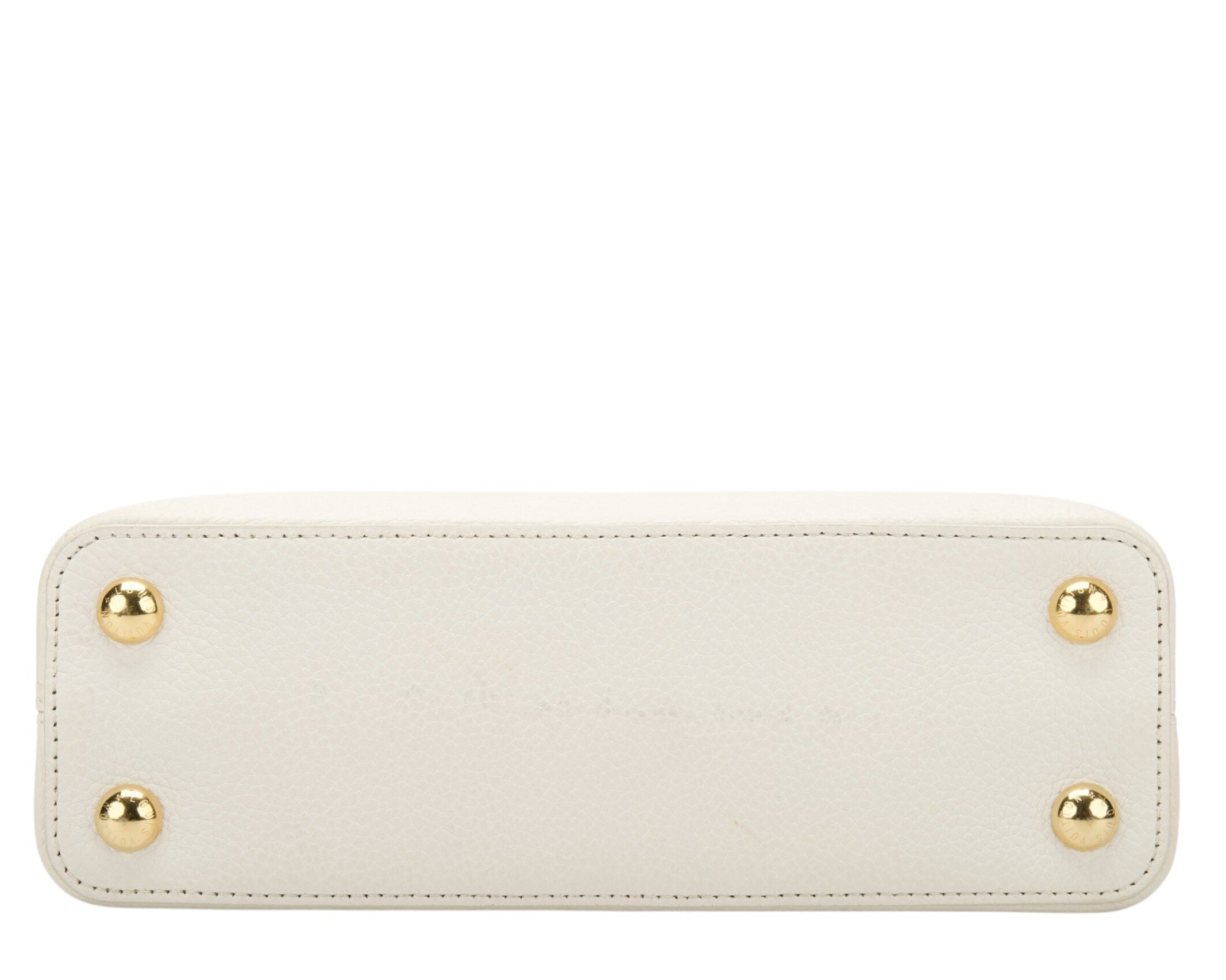 Louis Vuitton Capucines BB Handbag – White