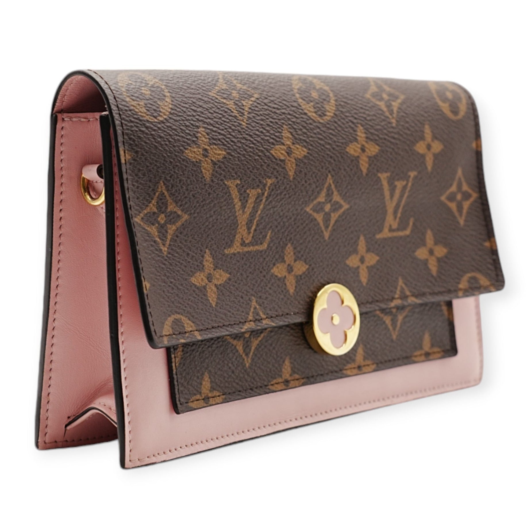 Louis Vuitton Monogram Canvas Flore Wallet - Rose Ballerine