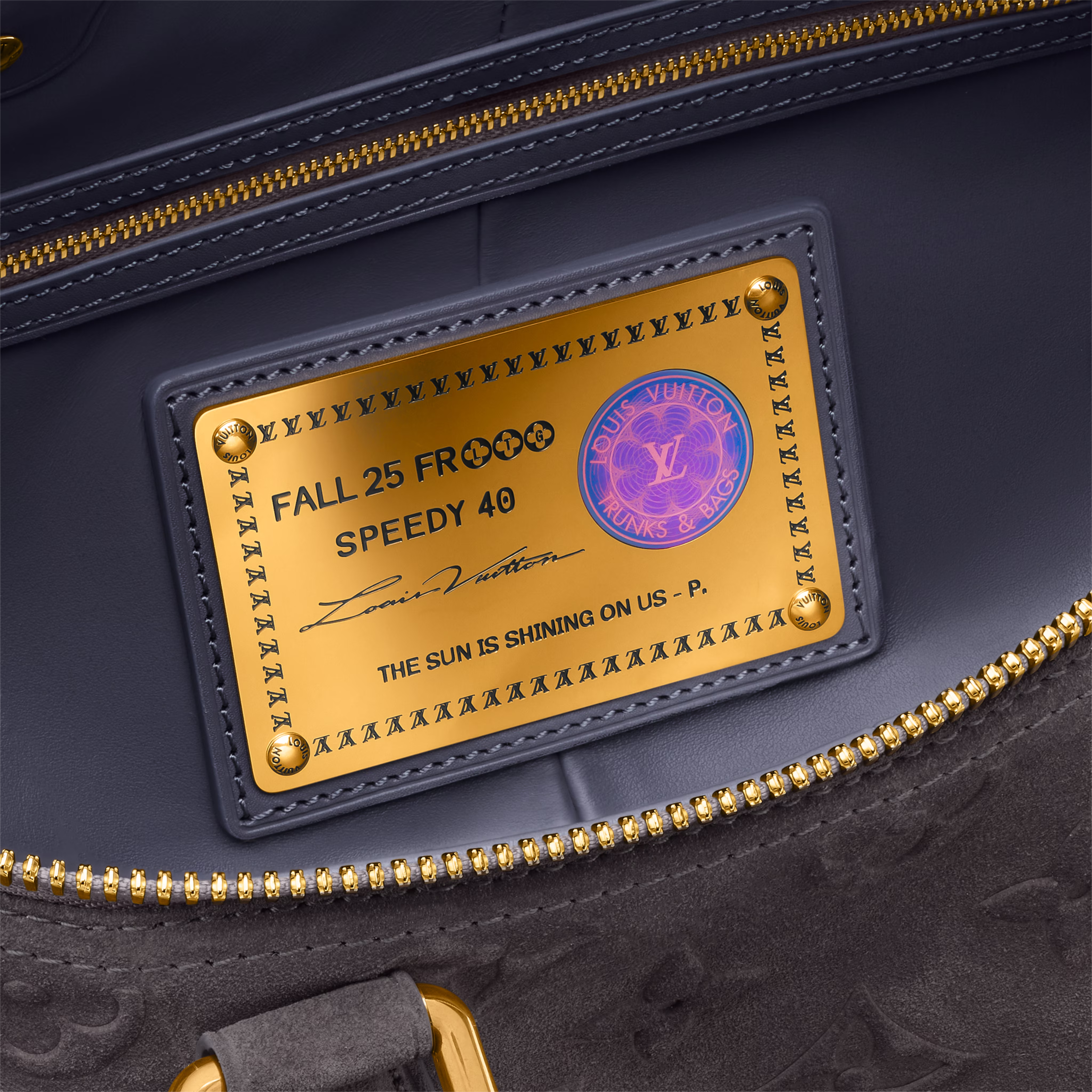 Louis Vuitton Autres Cuirs Monogram Speedy P9 Bandoulière 40 Duffle Bag – Gray