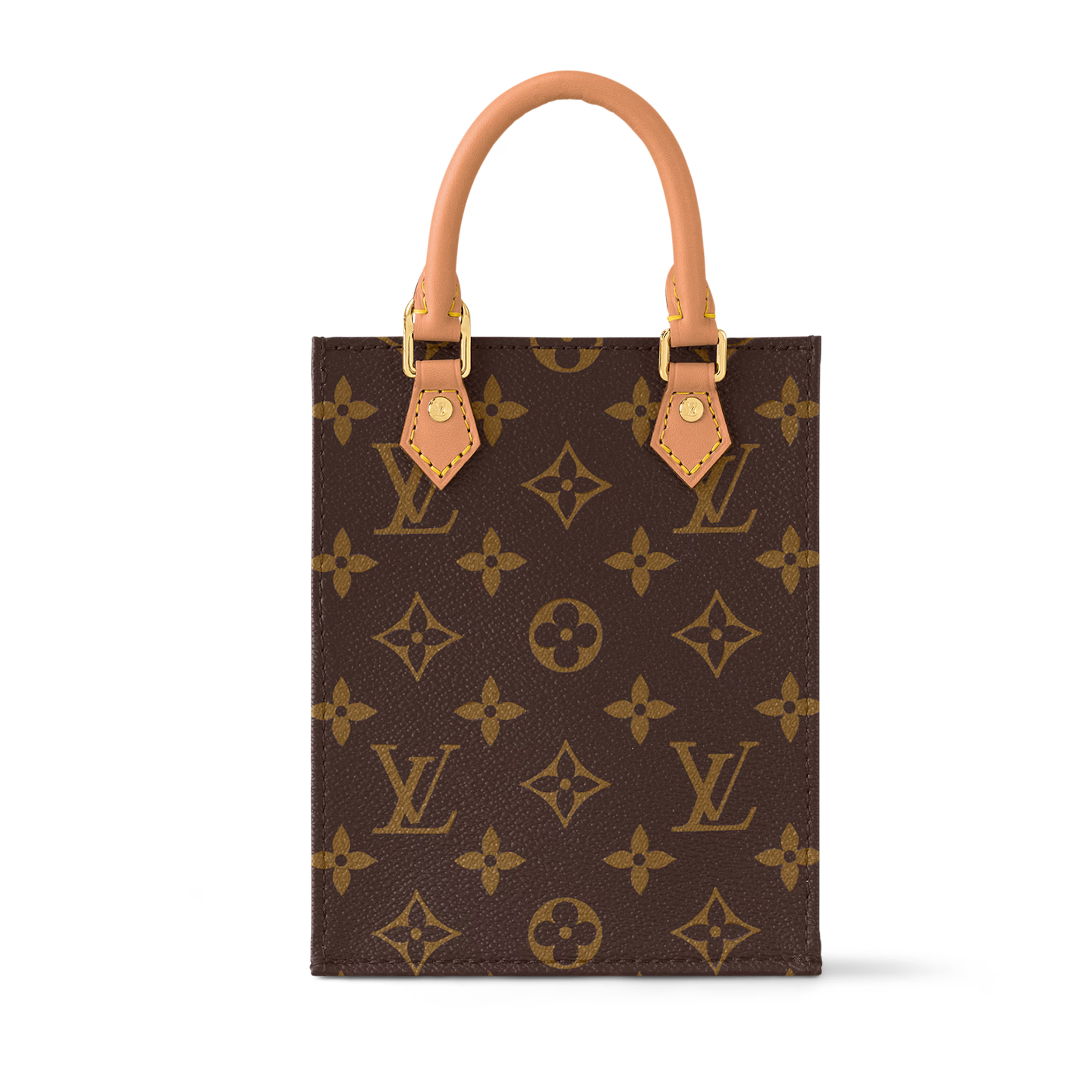 Louis Vuitton Monogram Canvas Petit Sac Plat Crossbody Bag – Brown