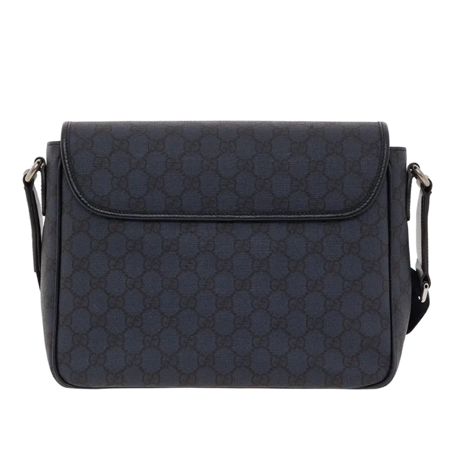 Gucci Supreme Canvas Ophidia Medium Messenger Bag – Blue