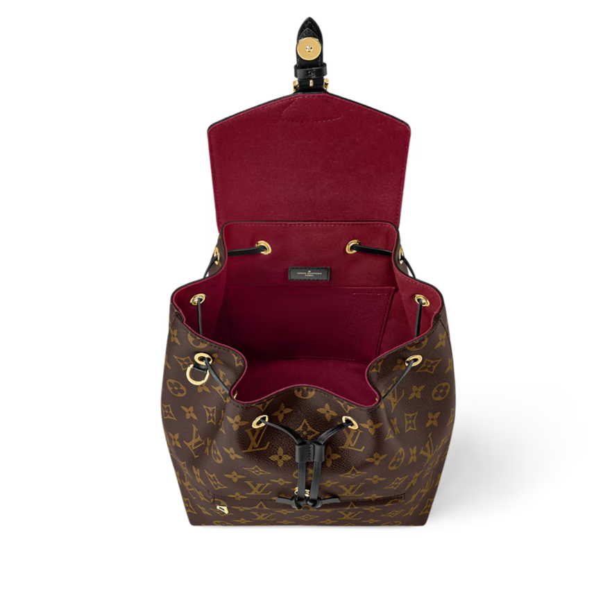 Louis Vuitton Montsouris PM Backpack - Monogram Black
