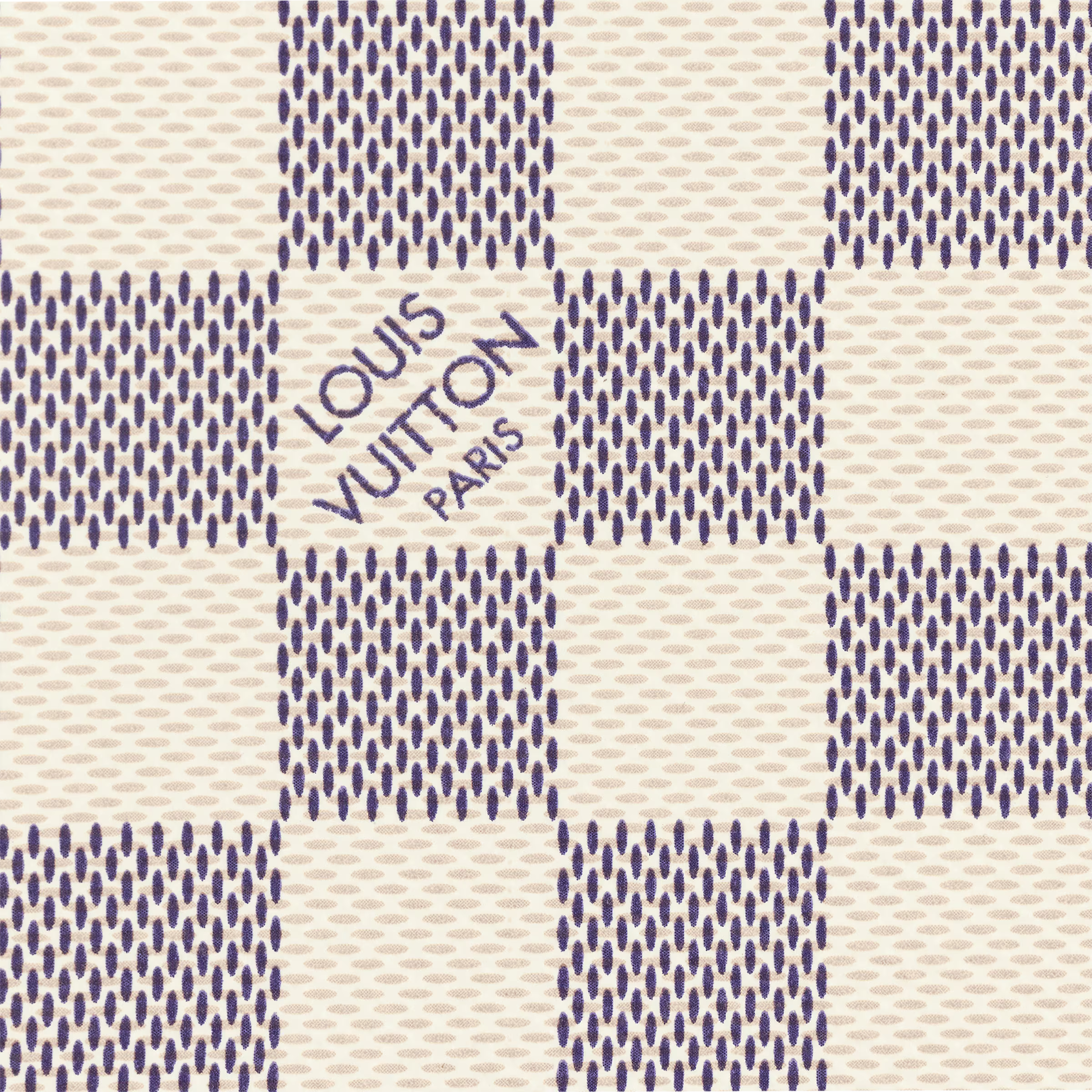 Louis Vuitton Neverfull MM Damier Azur Tote Bag - White