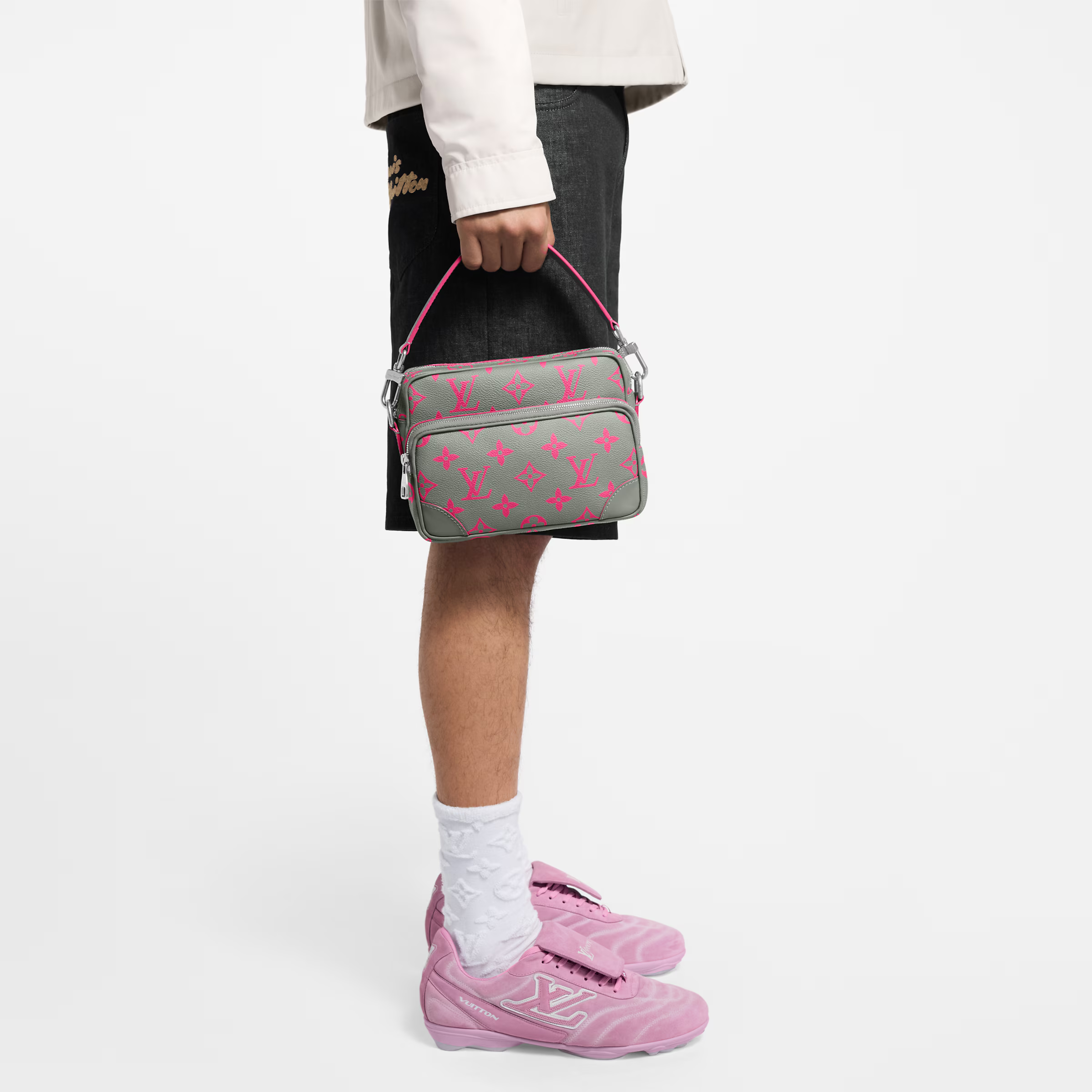 Louis Vuitton Monogram Glow Nil Crossbody Bag – Grey