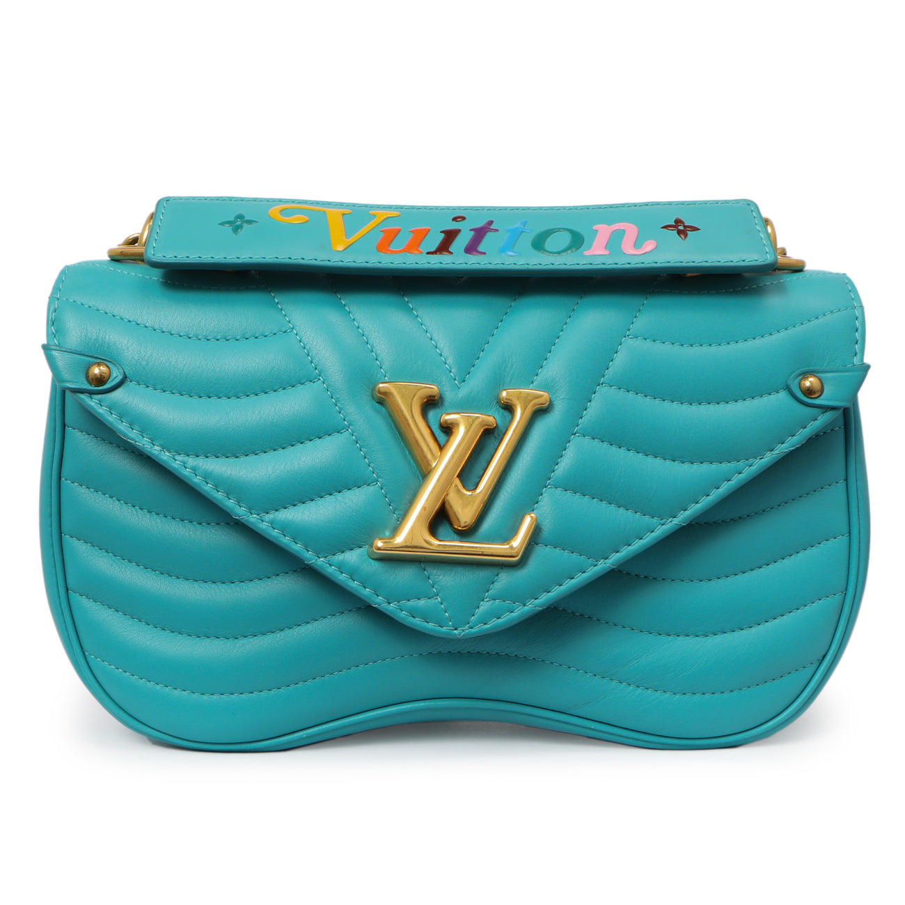Louis Vuitton New Wave MM Crossbody Chain Bag - Malibu Green