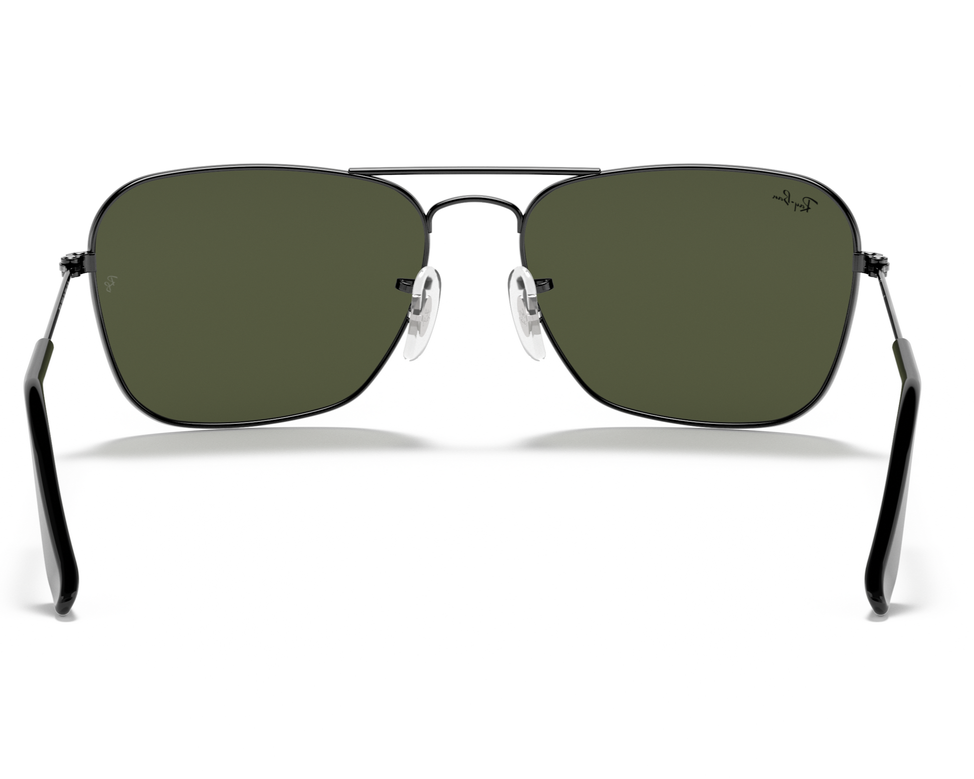 Ray Ban Caravan RB3136 004/51 Square Black Frame Sunglasses