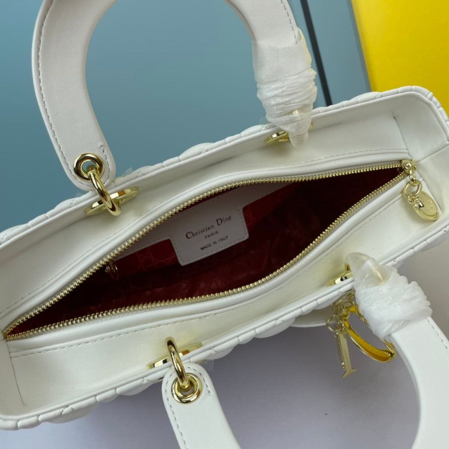 Dior Large Lady Dior Bag - Latte Cannage Lambskin