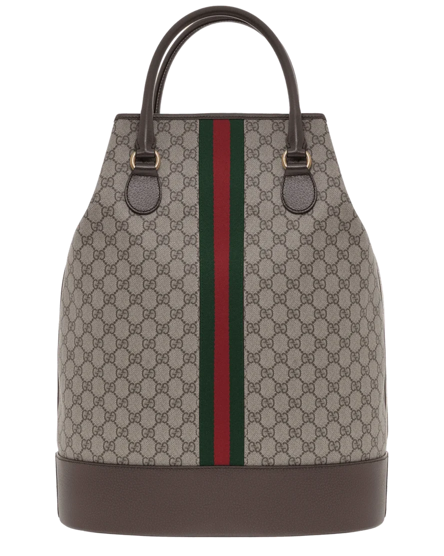 Gucci Signature GG Canvas Savoy Duffle Bag – Beige