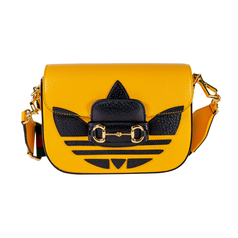 Gucci x Adidas Horsebit 1955 Mini Shoulder Bag – Yellow
