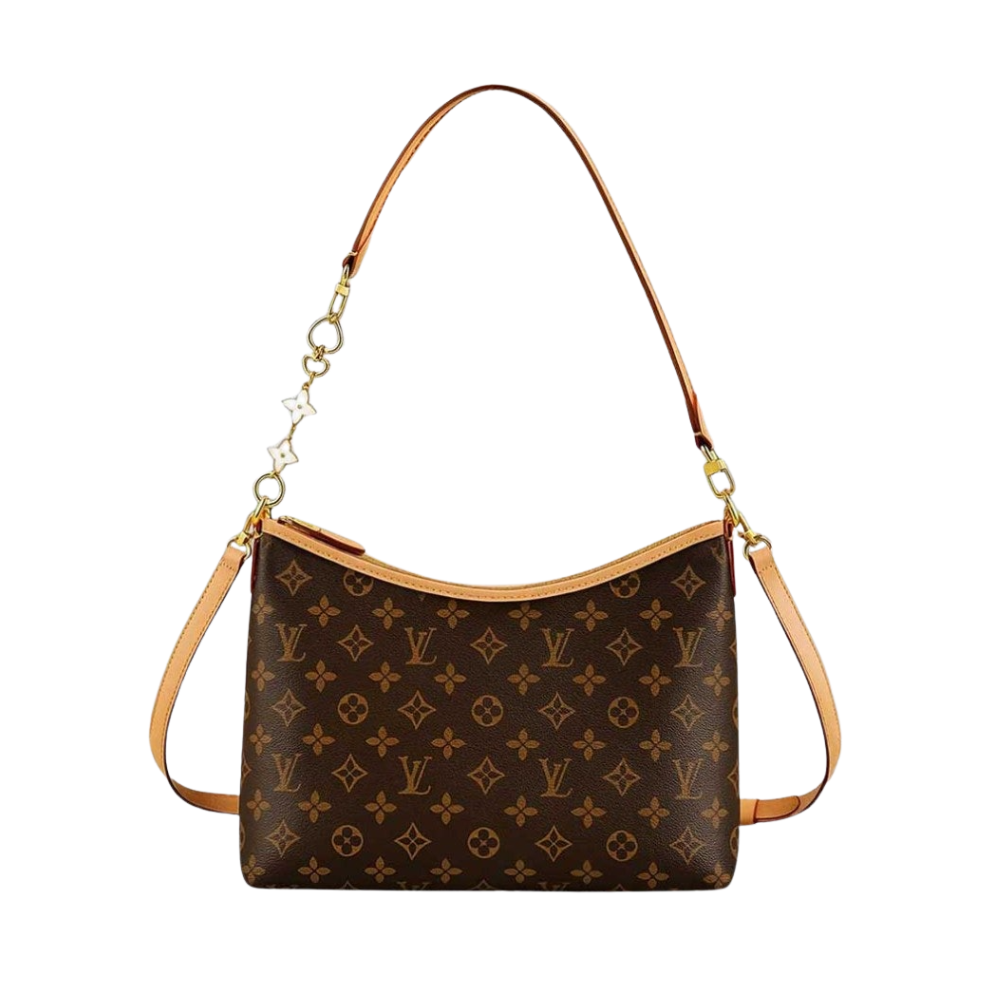 Louis Vuitton Monogram Carryall Shoulder Bag - Brown