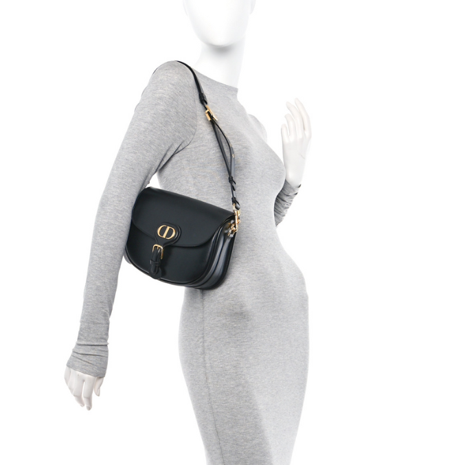 Dior Medium Calfskin Bobby Bag - Black