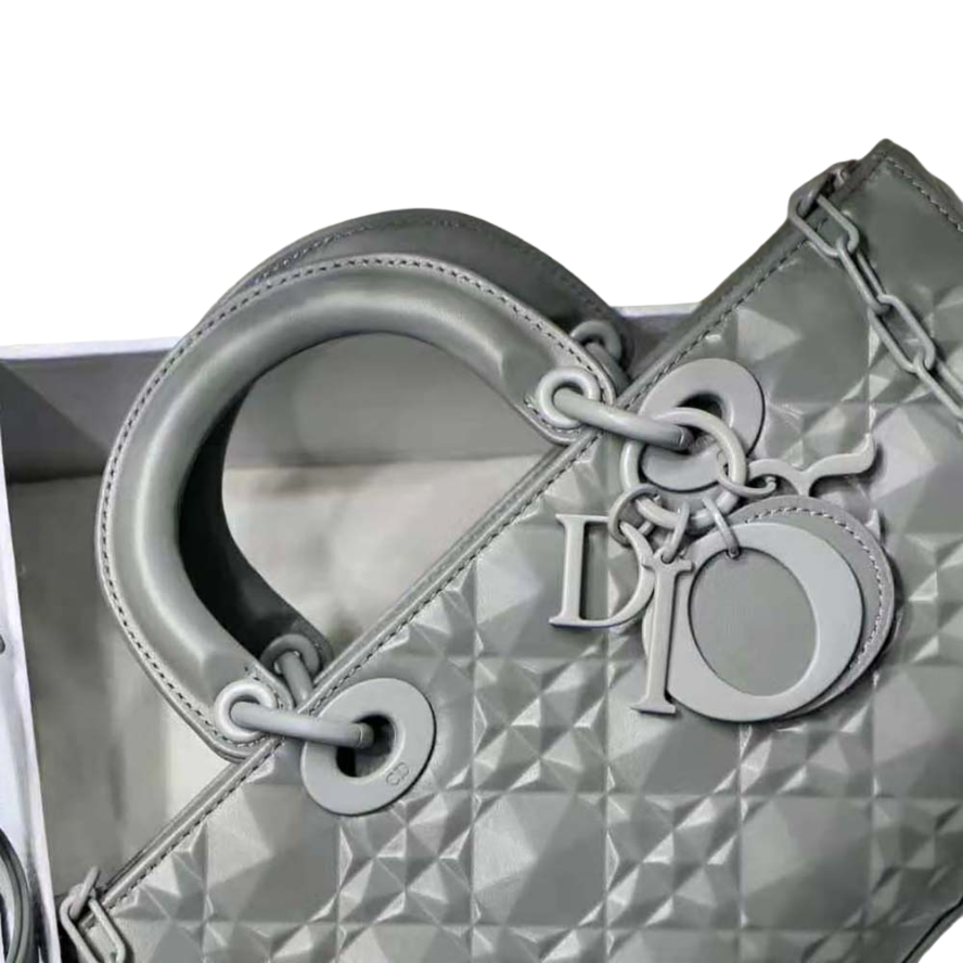 Dior Lady D-Joy Micro Bag - Grey