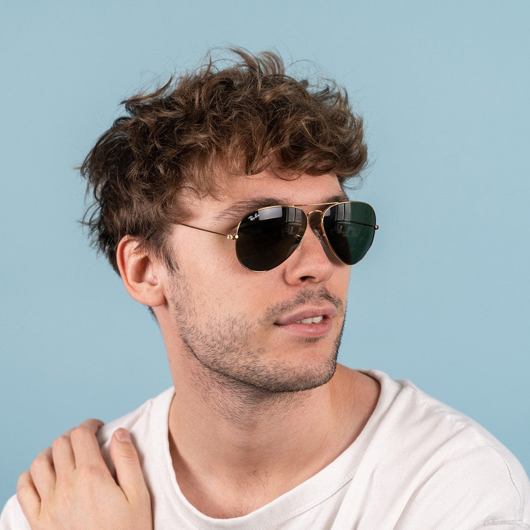 Ray Ban Aviator Classic RB3025 L0205 Gold Frame Sunglasses