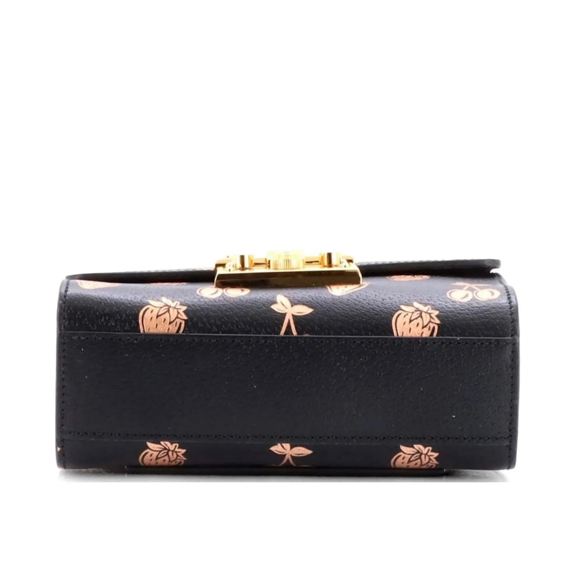 Gucci Padlock Small Berry Shoulder Bag – Black
