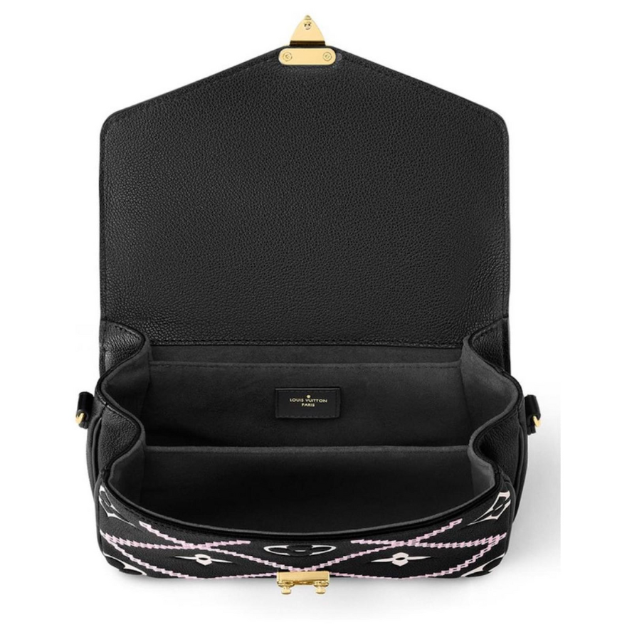 Louis Vuitton Pochette Métis Crossbody Bag - Black