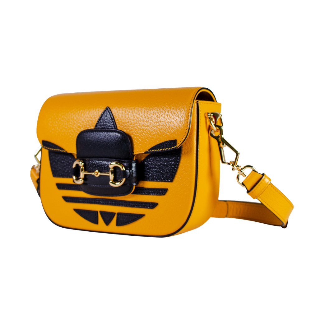 Gucci x Adidas Horsebit 1955 Mini Shoulder Bag – Yellow