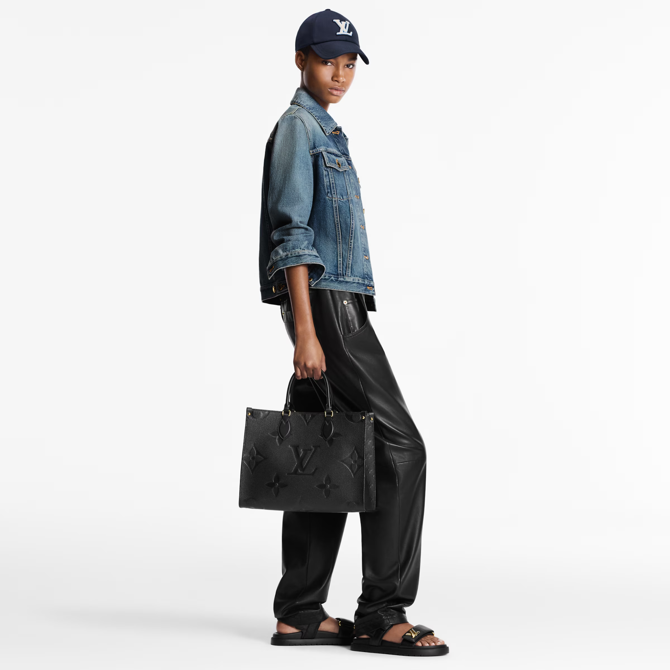 Louis Vuitton OnTheGo Handbag - Noir Black
