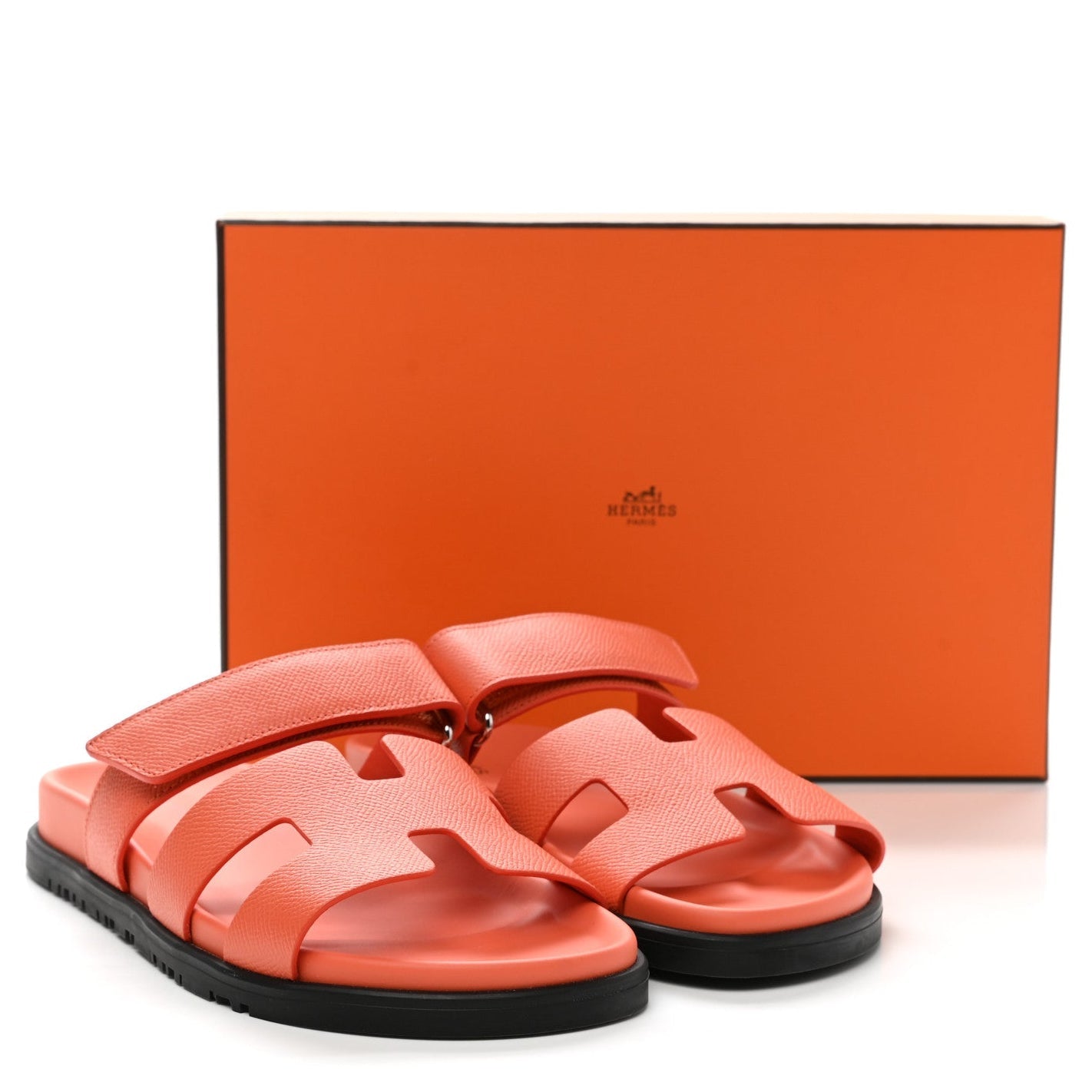 Hermes Chypre Sandal - Epsom Rose Sorbet