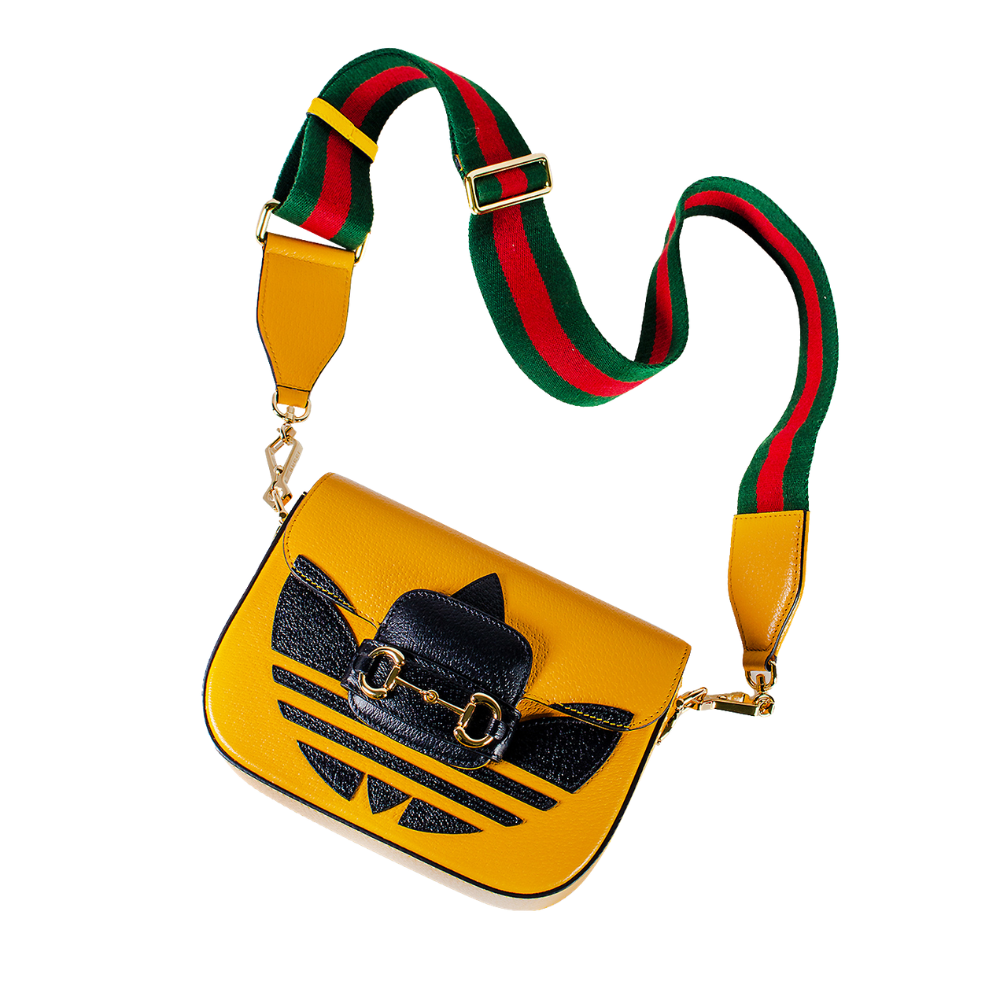 Gucci x Adidas Horsebit 1955 Mini Shoulder Bag – Yellow