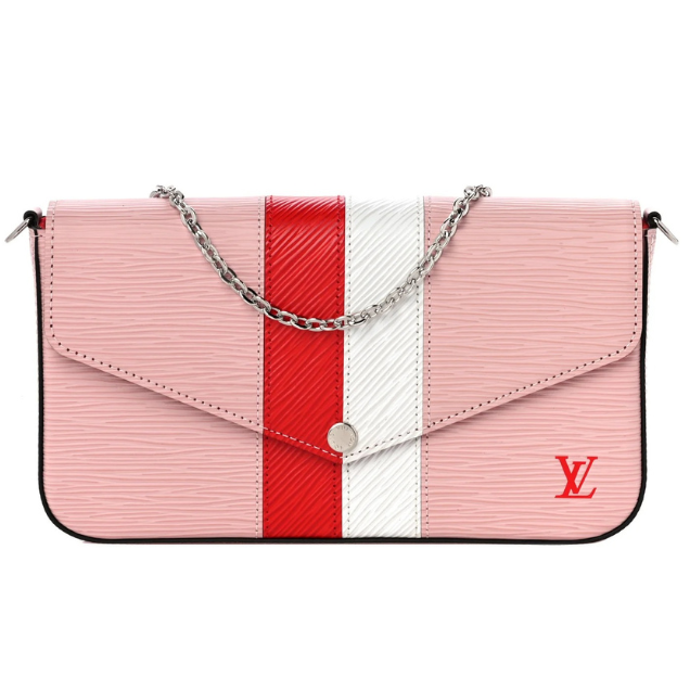 Louis Vuitton Epi Leather Pochette Felicie Wallet - Pink