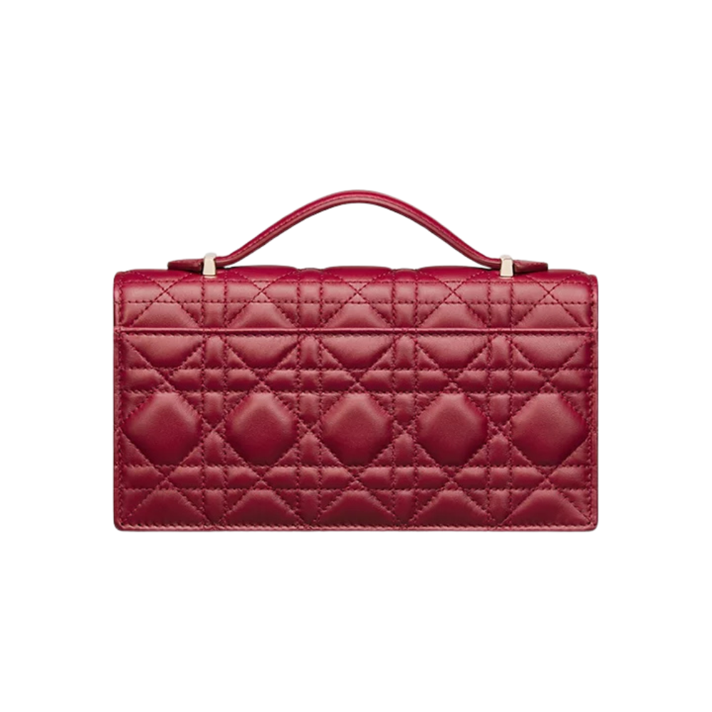 Dior My Dior Mini Bag Cannage Lambskin – Red