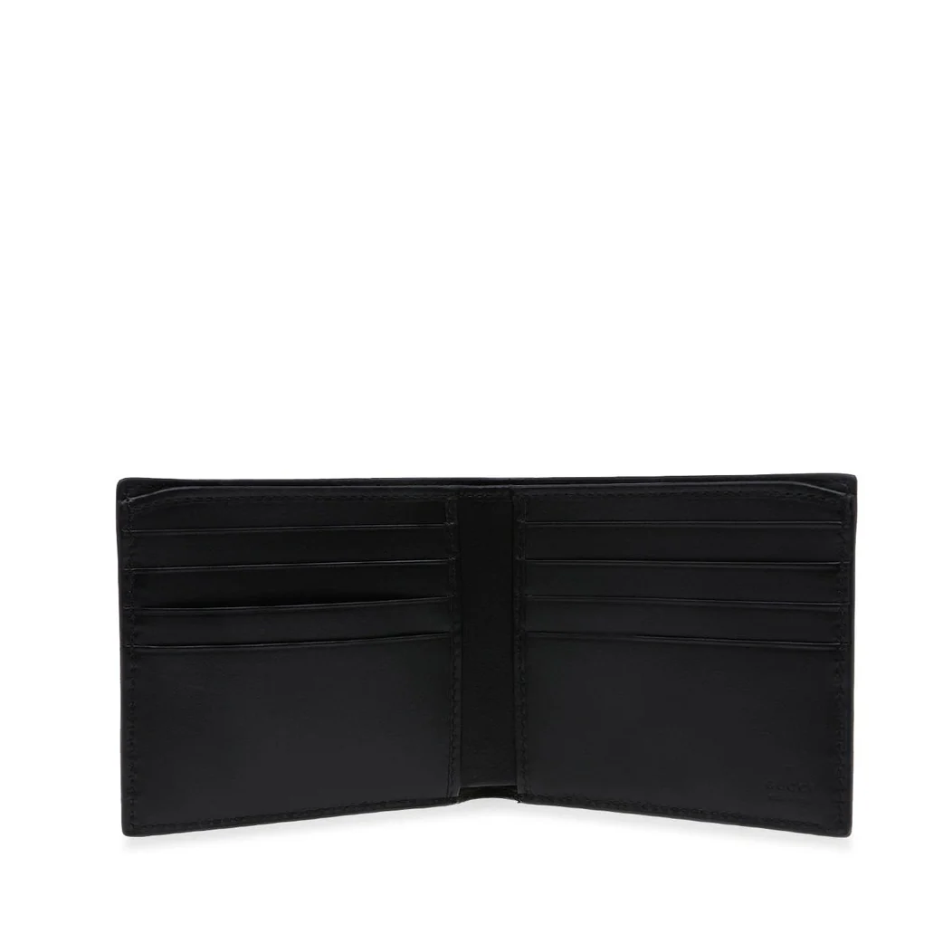 Gucci Blade Embroidery Leather Wallet – Black