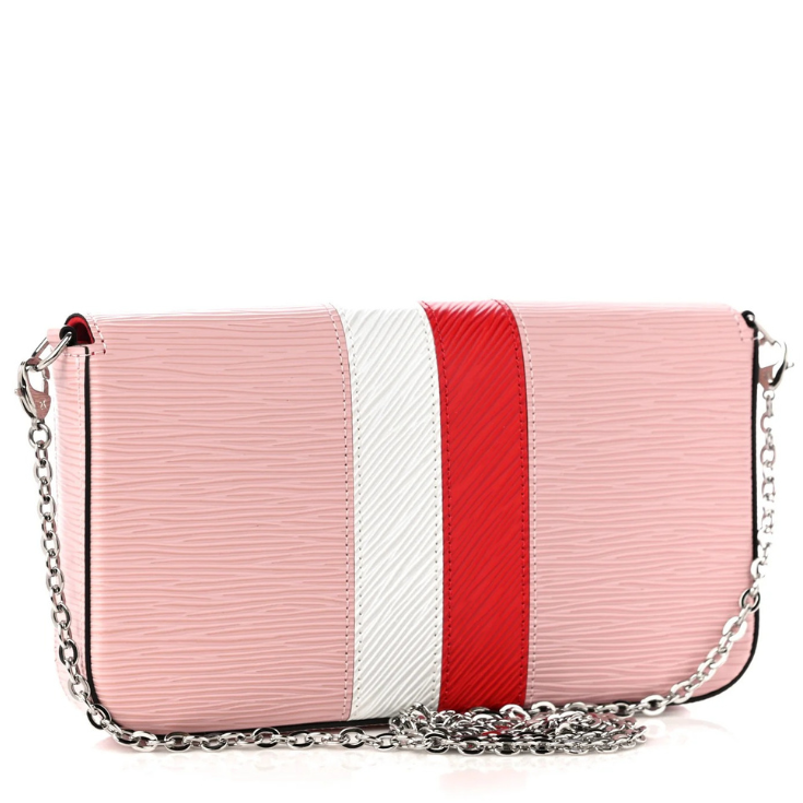 Louis Vuitton Epi Leather Pochette Felicie Wallet - Pink