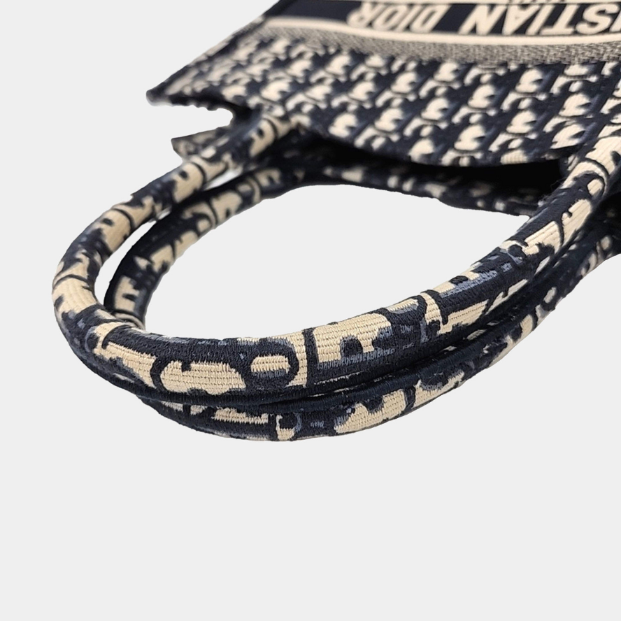 Dior Medium Dior Book Tote - Navy Blue