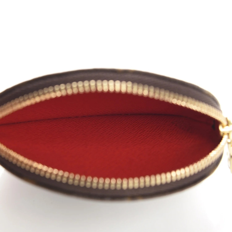 Louis Vuitton Limited Edition Monogram Christmas Round Coin Purse - Brown