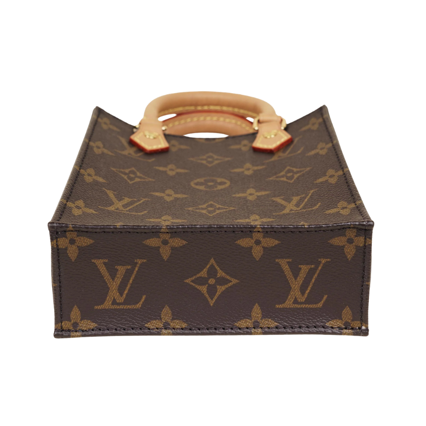 Louis Vuitton Monogram Canvas Petit Sac Plat Crossbody Bag – Brown