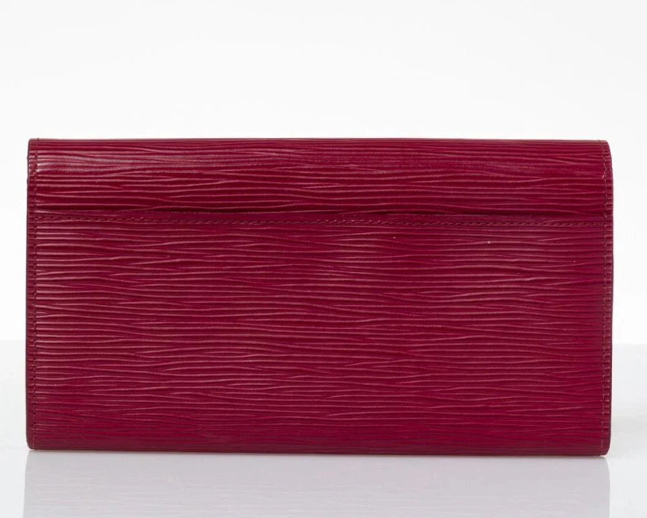 Louis Vuitton Epi Leather Sarah Wallet - Fuchsia