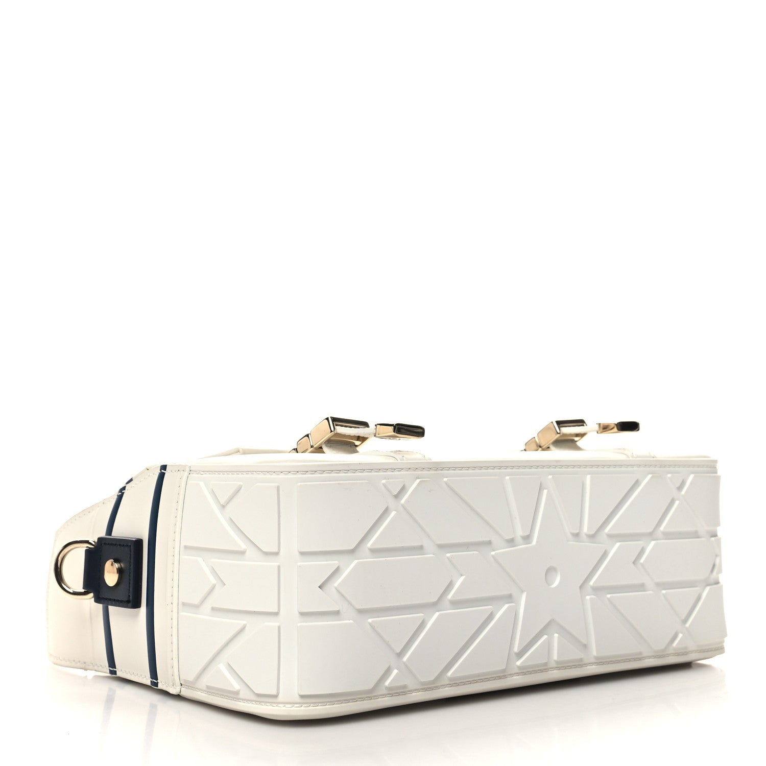 Dior Small Diorcamp Calfskin Bag - White