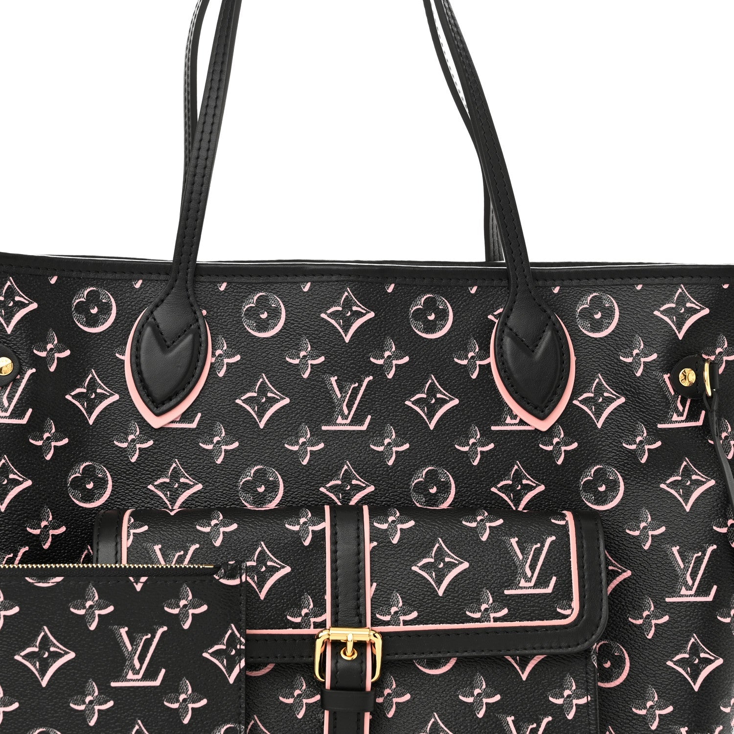 Louis Vuitton Monogram Fall For You Neverfull MM - Black