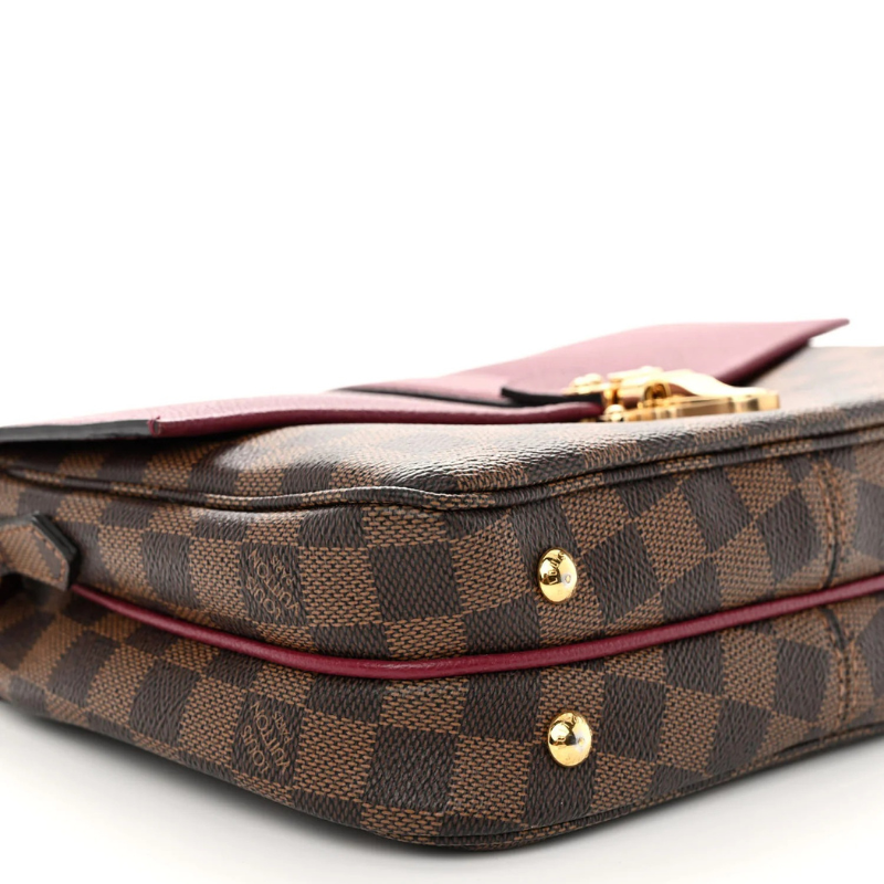 Louis Vuitton Damier Ebene Clapton Crossbody Shoulder Bag - Brown