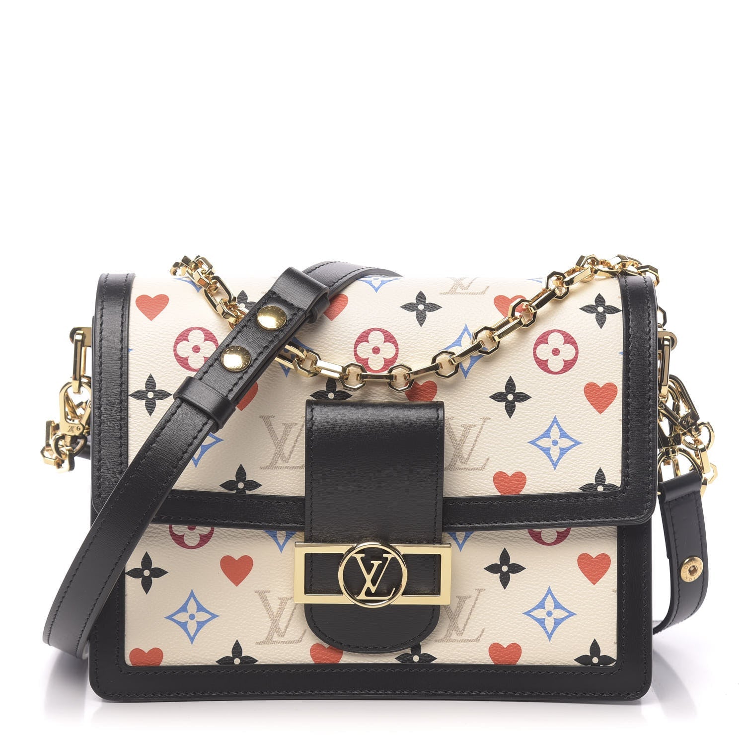 Louis Vuitton Dauphine MM Tote Bag - White
