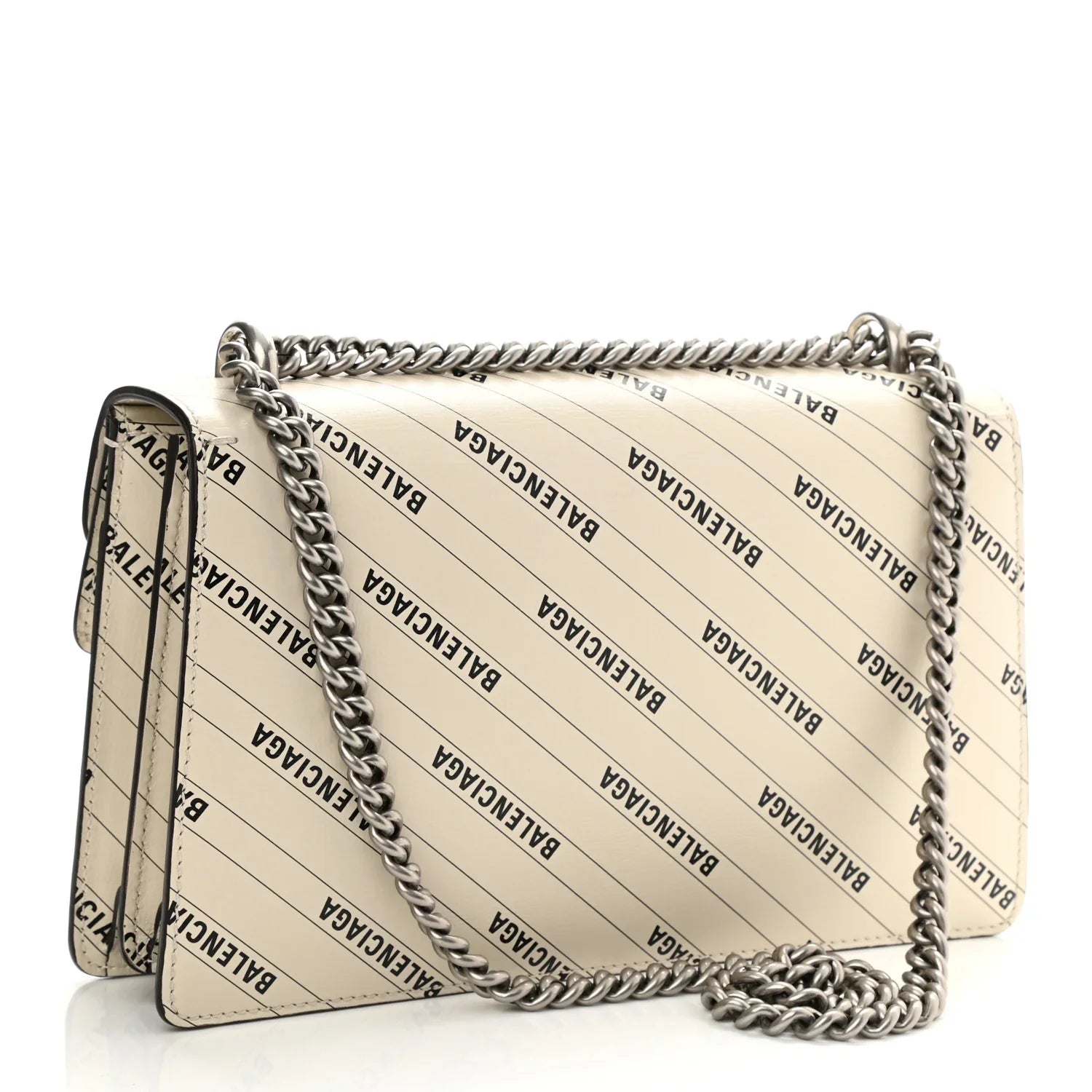 Gucci X Balenciaga Calfskin Dionysus Small Shoulder Bag  – White